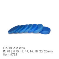 Cad/Cam Milling Wax Disc