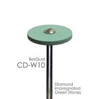 Ceramic Diamond Impregnated Green Mounted Stones  CD w10