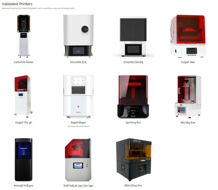 Keyprint® Keysplint Soft™ 3D Print Resin Nationwide Dentures Inc