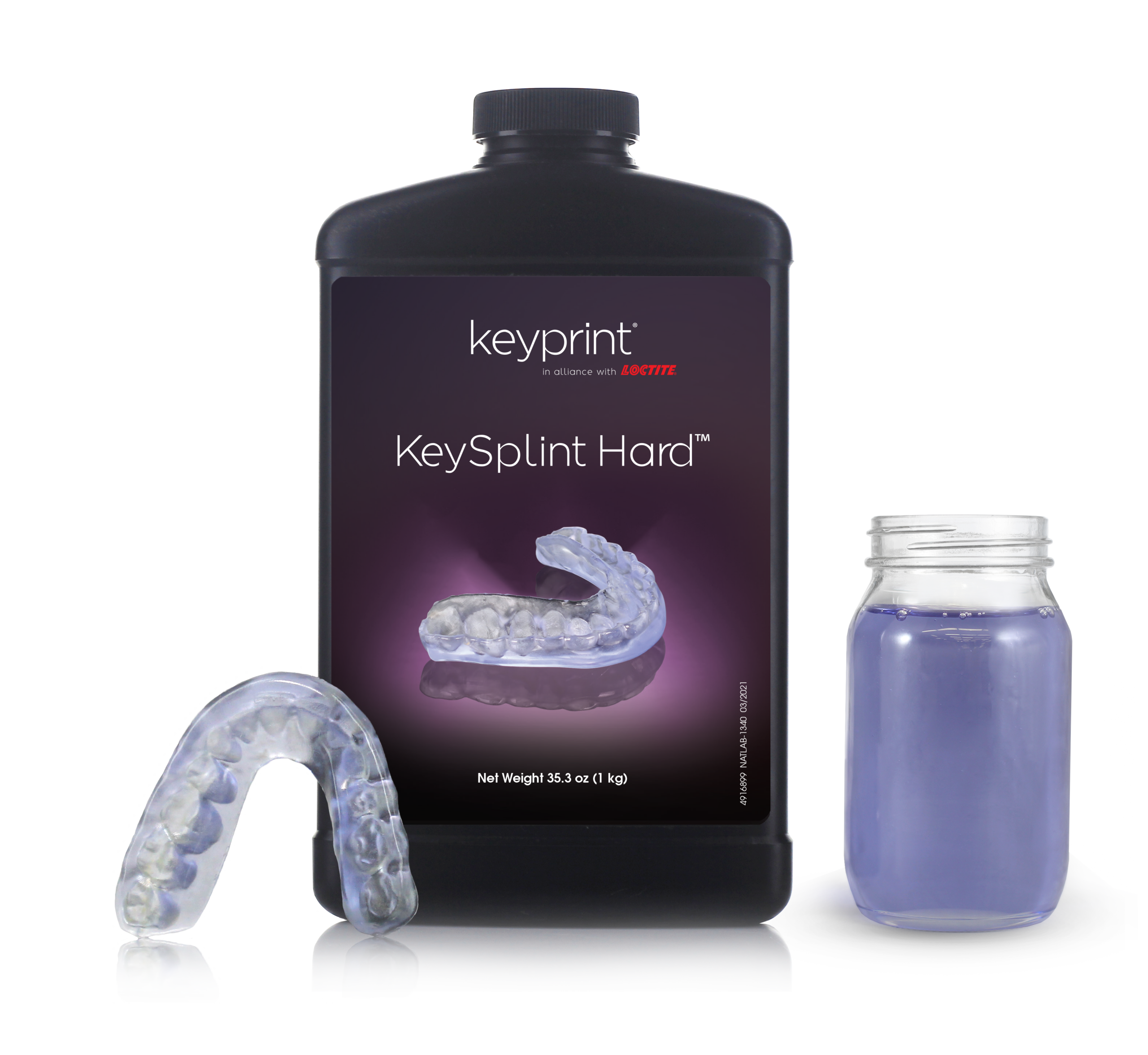 KeyPrint® KeySplint Hard™ 3D Printer Resin